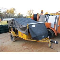 DOWNING HOT TAR SYSTEM, LP GAS MOTOR, DAYTON SW963 GENERATOR, MTD ON S/A TRAILER (B-3)