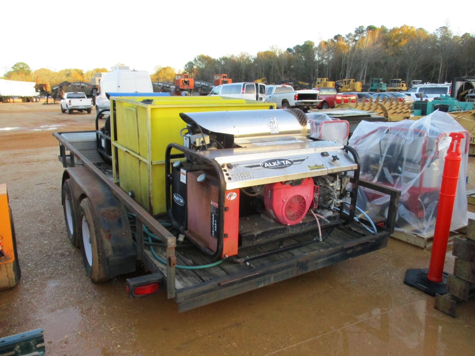 2007 BJ UTILITY TRAILER/STEAM CLEANER RIG, VIN/SN1T9BU14227L799121 T