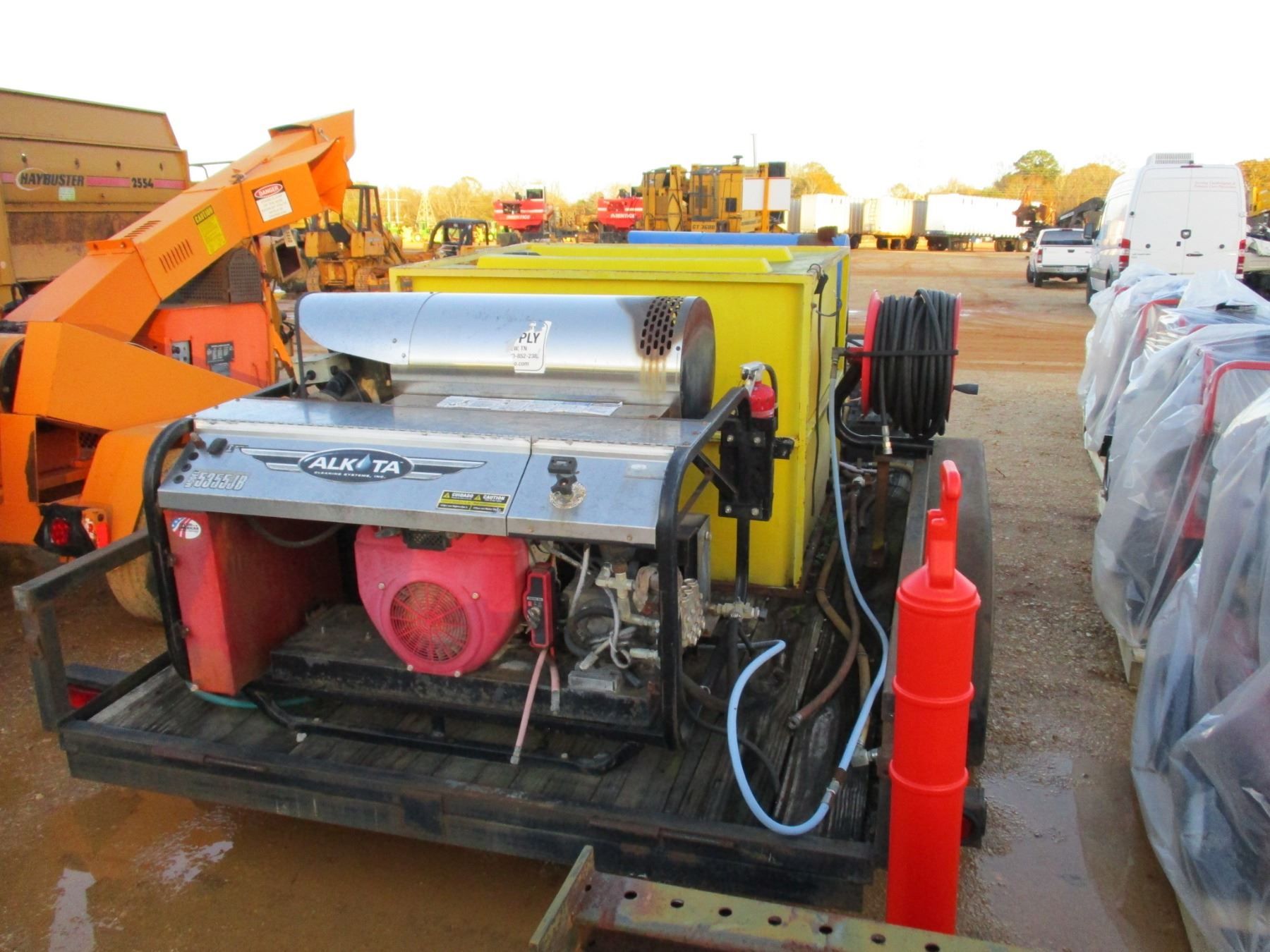 2007 BJ UTILITY TRAILER/STEAM CLEANER RIG, VIN/SN1T9BU14227L799121 T