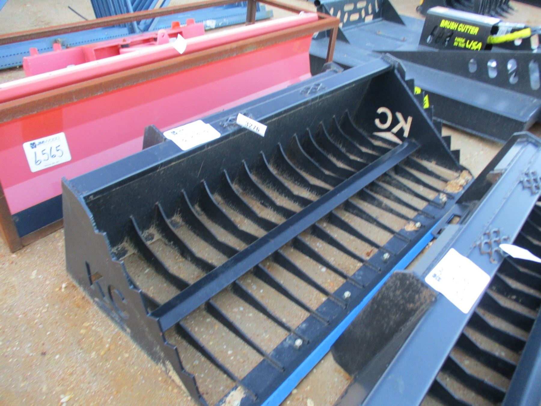 78" SKELETON BUCKET, FITS SKID STEER LOADER (B5) J.M. Wood Auction