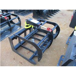 DEBRIS BUCKET W/TOP CLAMP, 48", FITS SKID STEER LOADER (B-5)