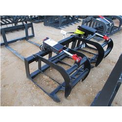 DEBRIS BUCKET W/TOP CLAMP, 72", FITS SKID STEER LOADER (B-5)