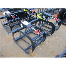 DEBRIS BUCKET W/TOP CLAMP, 72", FITS SKID STEER LOADER (B-5)