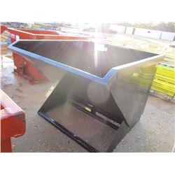 2 YARD SELF DUMPING HOPPER FIT SKID STEER LOADER (B-7)