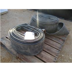 (2) ROLL 6" RUBBER HOSES