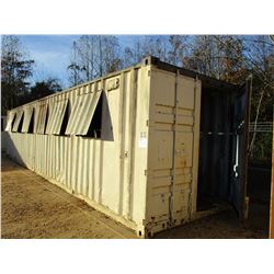 40' STEEL SHIPPING CONTAINER (B-7)