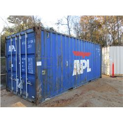 20' STEEL SHIPPING CONTAINER (B-7)
