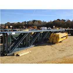 (2) PALLET OF SHELVING RAILS W/SUPPORT POST (B-9)