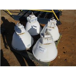 (4) OVERHEAD WAREHOUSE LIGHT FIXTURES (B-9)