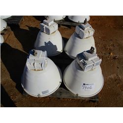 (4) OVERHEAD WAREHOUSE LIGHT FIXTURES (B-9)