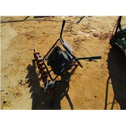 TWO MAN EARTHQUAKE AUGER W/ 4" BIT (B-9)