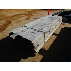 (1) BUNDLE 2" X 6" X 12' HARDWOOD BOARD (B-9)