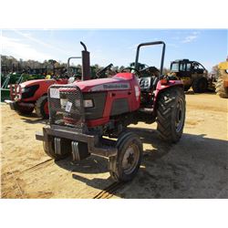 MAHINDRA 4500 FARM TRACTOR, VIN/SN:UP1107 - ROLL BAR, 1 REMOTE, METER READING 5,000 HOURS