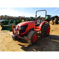 KUBOTA MX5100D FARM TRACTOR, VIN/SN:56501 - MFWD, 1 REMOTE, ROLL BAR, METER READING 747 HOURS