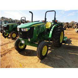JOHN DEERE 5055E FARM TRACTOR, VIN/SN:112270 - (1) REMOTE, ROLL BAR, METER READING 863 HOURS