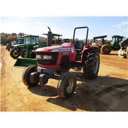 MAHINDRA 6000 FARM TRACTOR, VIN/SN:RP2043 - (1) REMOTE, ROLL BAR, METER READING 688 HOURS