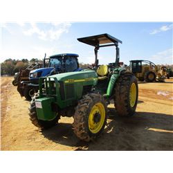 2001 JOHN DEERE 5510 FARM TRACTOR, VIN/SN:550277 - MFWD, 3 PTH, PTO, (3) HYD REMOTES, CANOPY, METER 