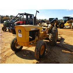 JOHN DEERE FARM TRACTOR, VIN/SN:485796 - DIESEL ENGINE, (1) REMOTE, 14.9-24 TIRES