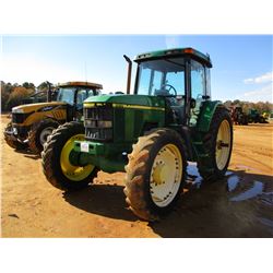 2000 JOHN DEERE 7410 FARM TRACTOR, VIN/SN:037599 - MFWD, (2) REMOTES, CAB, A/C, 14.9R46 REAR TIRES, 