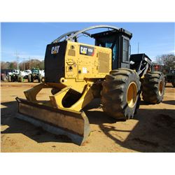 2015 CAT 525D SKIDDER, VIN/SN:GKP00166 - DUAL ARCH, WINCH, CAB, A/C, 30.5L-32 TIRES, METER READING 5