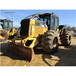 2011 CAT 525C SKIDDER, VIN/SN:52501221 - SINGLE ARCH, WINCH, CAB, A/C, 30.5L-32 TIRES, METER READING