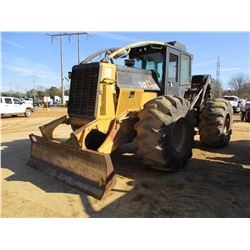 CAT 525C SKIDDER, VIN/SN:52500341 - SINGLE ARCH, WINCH, CAB, A/C, 30.5L-32 TIRES, METER READING 16,5