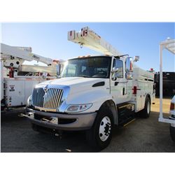 2011 INTERNATIONAL DURASTAR BUCKET TRUCK, VIN/SN:1HTMMAANXBH324733 - S/A MAXX FORCE DIESEL ENGINE, E