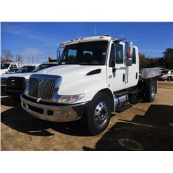 2006 INTERNATIONAL 4300 FLATBED, VIN/SN:1HTMMAAL66H228330 - S/A, CREW CAB, DT466 ENGINE, ALLISON A/T