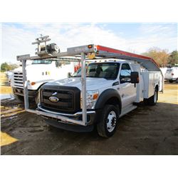 2012 FORD F550 CAR HAULER, VIN/SN:1FDUF5GT2CEA67568 - POWERSTROKE DIESEL ENGINE, A /T, KNAPHEIDE TOO