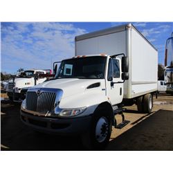 2012 INTERNATIONAL 4300 BOX TRUCK, VIN/SN:3HAJTSKM6CL661039 - S/A, IHC DIESEL ENGINE, A/T, 25,500# G