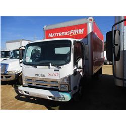 2008 ISUZU BOX TRUCK, VIN/SN:JALC4W16587004232 - S/A, ISUZA DIESEL ENGINE, A/T, 15' BOX BODY, ROLL U