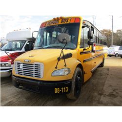 2008 THOMAS SCHOOL BUS, VIN/SN:4UZABRC508CY48367 - S/A, DIESEL ENGINE, A/T, 48 PASSENGER