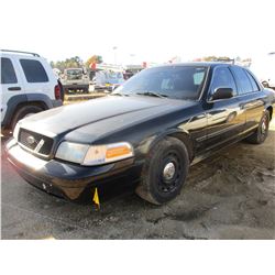 2006 FORD CROWN VICTORIA VIN/SN:2FAFP73V86X130758 - V8 GAS ENGINE, A/T (COUNTY OWNED)