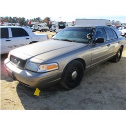 2006 FORD CROWN VICTORIA VIN/SN:2FAFP71W96X124771 - V8 GAS ENGINE, A/T (COUNTY OWNED)