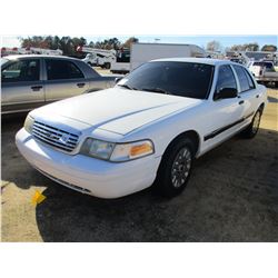 2006 FORD CROWN VICTORIA VIN/SN:2FAFP73V66X113831 - V8 GAS ENGINE, A/T (COUNTY OWNED)