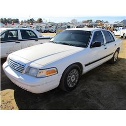 2005 FORD CROWN VICTORIA VIN/SN:2FAFP74W85X169033 - V8 GAS ENGINE, A/T, ODOMETER READING 194,302 MIL