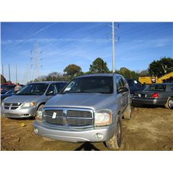 2006 DODGE DURANGO SLT VIN/SN:1D4HD48N16F139027 - GAS ENGINE, A/T