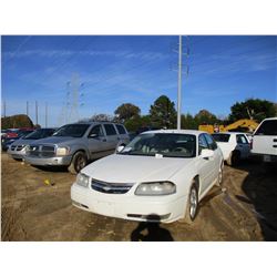 2005 CHEVROLET IMPALA VIN/SN:2G1WH52K759384699 - GAS ENGINE, A/T, ODOMETER READING 210,622 MILES