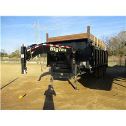 2017 BIG TEX 25DU HD GOOSENECK DUMP TRAILER, VIN/SN:16VDX2022H2065253 - T/A, 16' LENGTH, 6' WIDTH