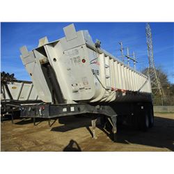 FRUEHAUF DUMP TRAILER, - T/A, FRAME TYPE ALUM, 25' LENGTH, 11R22.5 TIRES (BILL OF SALE ONLY)