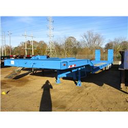 LOWBOY TRAILER, - 44' X 102", DOVETAIL, RAMPS, 255/70R22.5 TIRES