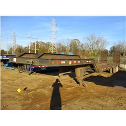 LOWBOY TRAILER, - T/A, 45' LENGTH, 102" WIDTH, DOVETAIL, RAMPS, MOTOR GRADER RAMP, 255/70R22.5 TIRES