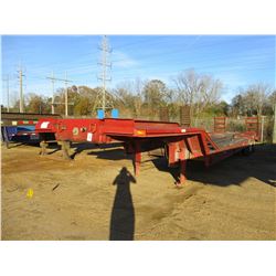 LOWBOY, - 35 TON CAPACITY, 40' DECK LENGTH, 8' WIDTH, DOVETAIL RAMPS, NEW BRAKES, 10.00-15 TIRES