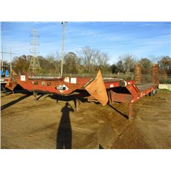 LOWBOY TRAILER, VIN/SN:AL07HM00200025840 - TRI-AXLE, 44' LENGTH, 8' WIDTH, DOVE TAIL, RAMPS, 11R17.5