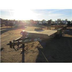 1984 CALIBER TAG TRAILER, VIN/SN:57BEM7184E1001206 - T/A, 16' LENGTH, 84" WIDTH, DOVE TAIL, RAMPS