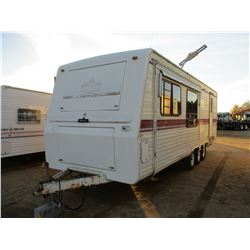 KNIGHT SERIES BY KING OF THE ROAD TRAVEL TRAILOR, - TRI-AXLE, 25' LENGTH, ONE SIDE OUT