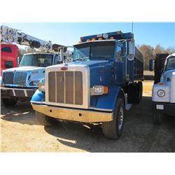 2008 PETERBILT 365 DUMP, VIN/SN:1NP5LF9X88D757549 - T/A, CAT C9 DIESEL ENGINE, A/T, 40K REARS, 14,32