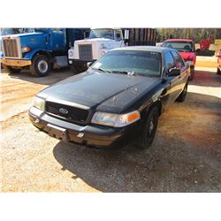 2008 FORD CROWN VICTORIA VIN/SN:2FAFP71V18X180374 - GAS ENGINE, A/T (DOES NOT OPERATE) (COUNTY OWNED