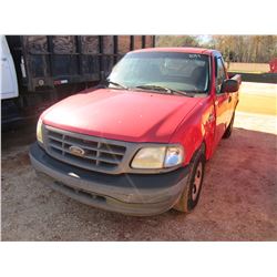 2003 FORD F150 PICKUP, VIN/SN:1FTRF17W13NB25375 - V8 GAS ENGINE, A/T (DOES NOT OPERATE) (COUNTY OWNE