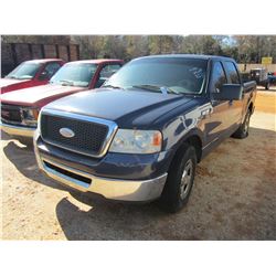 2008 FORD F150 PICK UP, VIN/SN:1FTRW12W88KF07290 - CREW CAB, GAS ENGINE, A/T (DOES NOT OPERATE) (COU